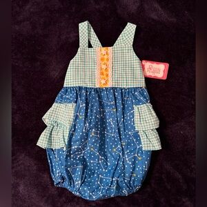 RicRac & Ruffles 3T Bubble-star themed